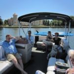 Ausflug auf dem Rheinsberger See auf dem neuen Boot des Gasthauses "Am Rheinsberger See"